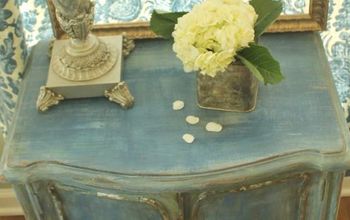 French Patina Painted Nightstands