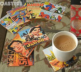 DIY Comic Book Cork Coasters