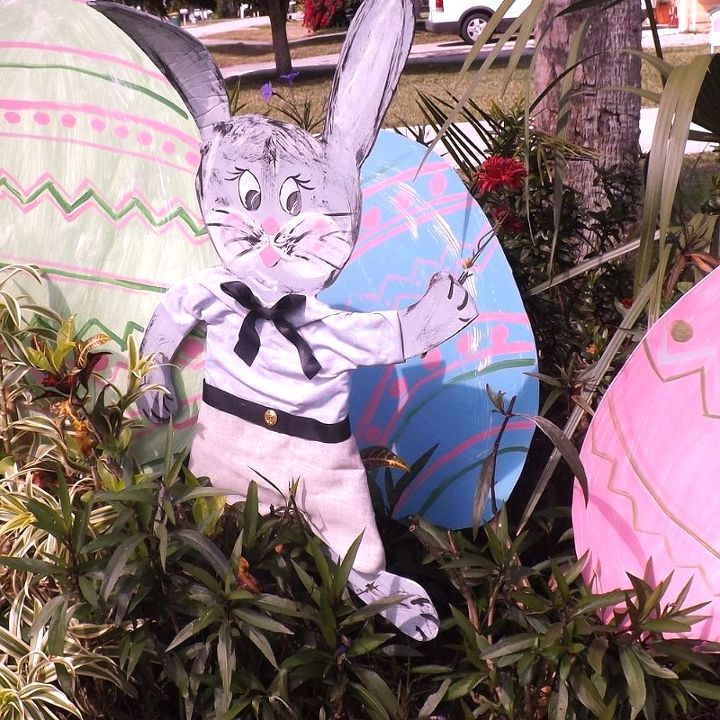 easter decorations made from repurposed heavy foam board, crafts, easter decorations, repurposing upcycling, seasonal holiday decor, Kids will enjoy this craft project