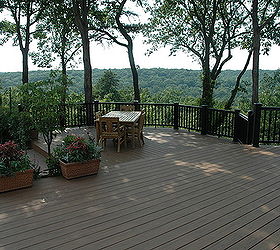 concidering a composite deck deck building trick and tips from our outdoor living, decks, outdoor furniture, outdoor living, patio, This is a view of the Mountains of Long Island there are no mountain on Long Island but this one had a great view