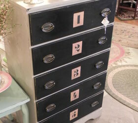 number chest, painted furniture, It s All In The Numbers
