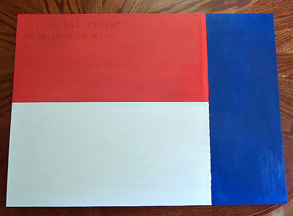 texas state flag sign, crafts, All painted