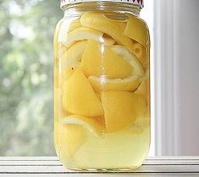 homemade butcher block cleaner, cleaning tips, countertops, 3 Leave the lemon peels soak in vinegar for 10 days this is enough time to infuse the vinegar with lemon scent