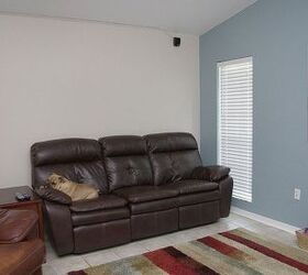 help what to do with this wall den, home decor, living room ideas, Wall on left behind couch