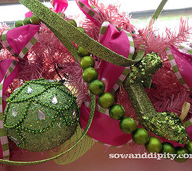 christmas decor idea s, christmas decorations, seasonal holiday decor, wreaths, Pretty in Pink Garland