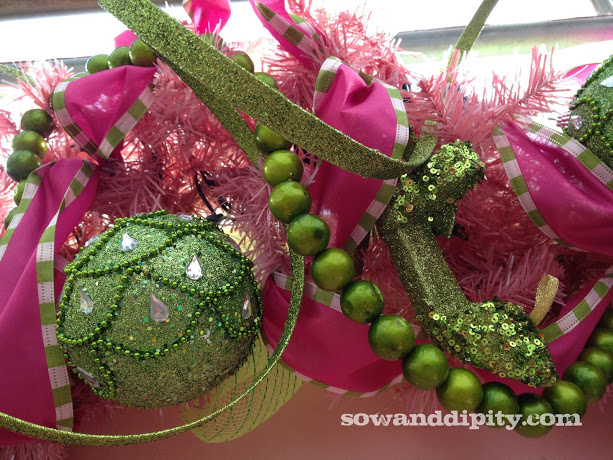 christmas decor idea s, christmas decorations, seasonal holiday decor, wreaths, Pretty in Pink Garland