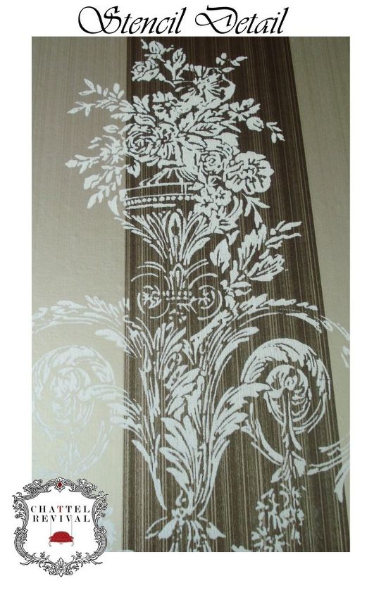 drab to delightful dresser revival, painted furniture, And the stencil looks beautiful