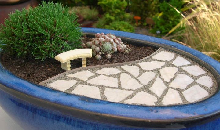 charmed gardens a collection of fairy miniature garden making tips, container gardening, crafts, gardening, terrarium, A tiny landscape DIY on Garden Therapy at