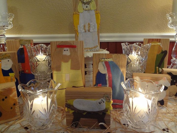 wooden nativity scene great sunday school project, seasonal holiday decor, woodworking projects