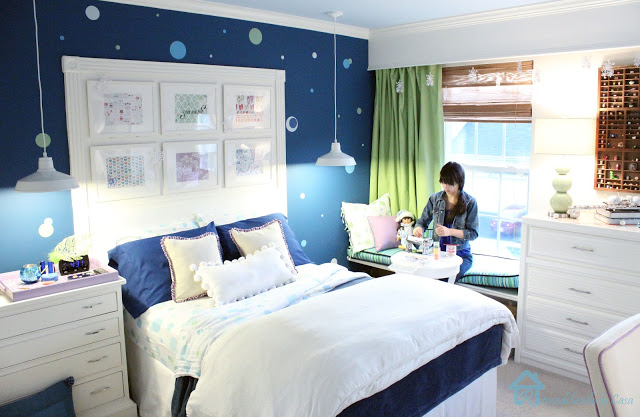 teen girl room reveal, bedroom ideas, home decor