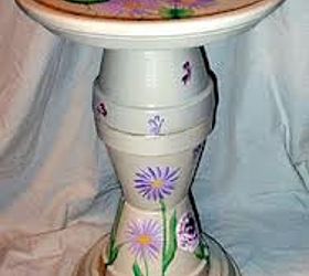 it is just a terra cotta pot ummmmm no it is a birdbath, crafts, repurposing upcycling, Another great find for family involvement