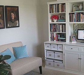 home office makeover diy x base desk, craft rooms, home decor, home office, painted furniture