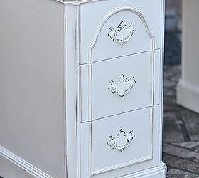 elegant country chic desk redo, painted furniture