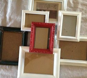 layered frames, crafts, home decor, repurposing upcycling, The collection of inexpensive frames