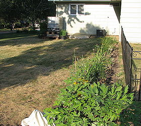beginning of a back yard, decks, flowers, gardening, landscape, outdoor living