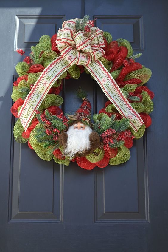 country christmas wreath, christmas decorations, crafts, seasonal holiday decor, wreaths, Country Christmas wreath available at or on my Facebook page