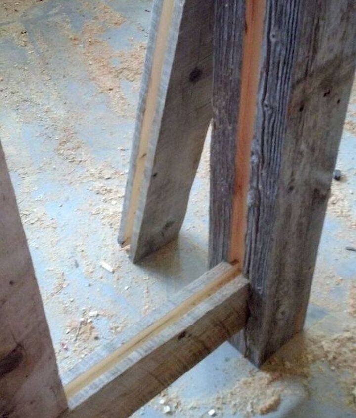 rustic barnwood twin bed, diy, how to, painted furniture, rustic furniture, woodworking projects