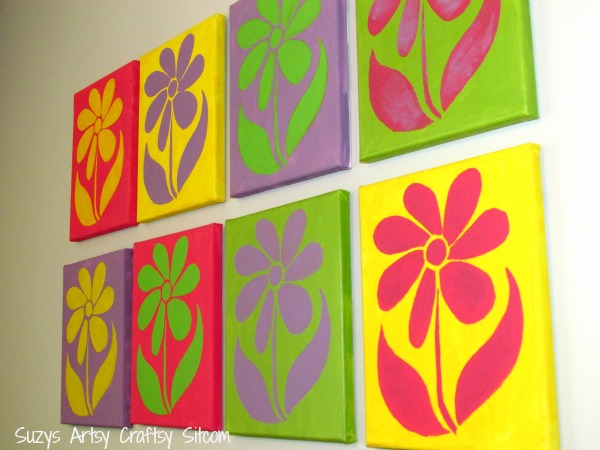 make your own stenciled wall art, crafts, home decor, DIY Stenciled wall art