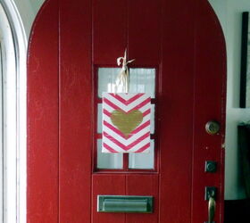 rustic glam valentine door plaque, seasonal holiday d cor, valentines day ideas, wreaths