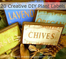 20 diy creative plant labels, crafts, gardening