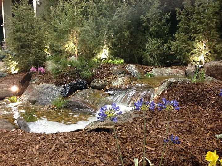 rocky mountain waterscapes award winning garden at the 2013 denver home show, gardening, outdoor living, ponds water features, This looks like you are taking a walk through the Colorado Mountains