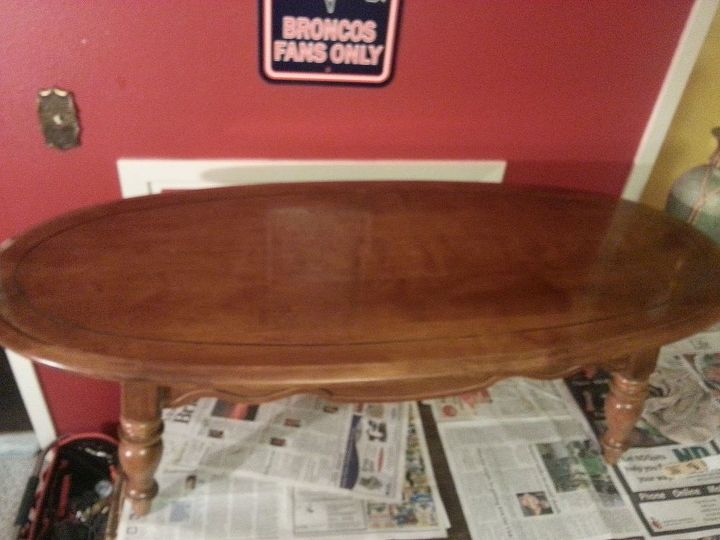 chevron coffee table, chalk paint, painted furniture, Before