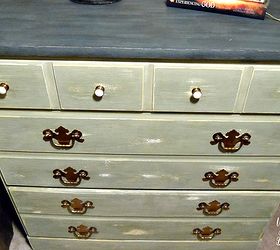 husband s nightstand reveal, chalk paint, painted furniture