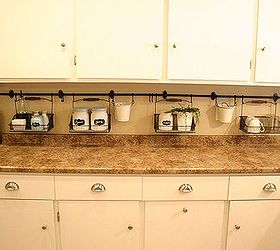 keeping the clutter off the counter, cleaning tips, kitchen design, 7 5 feet of wall storage means a clean counter