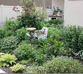 herbs in the garden and kitchen, gardening, My shade garden leads into my herb garden