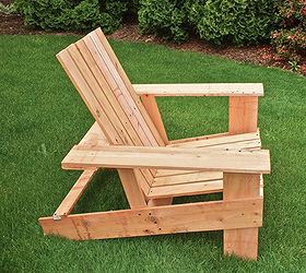 Easy, economical DIY Adirondack chairs:  $10, 8 steps, 2 hours