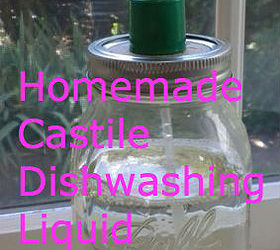 how to make borax free castile liquid dishwashing soap that works, cleaning tips, How to make borax free castile dishwashing liquid