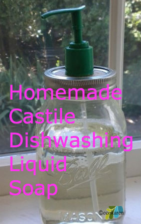 how to make borax free castile liquid dishwashing soap that works, cleaning tips, How to make borax free castile dishwashing liquid