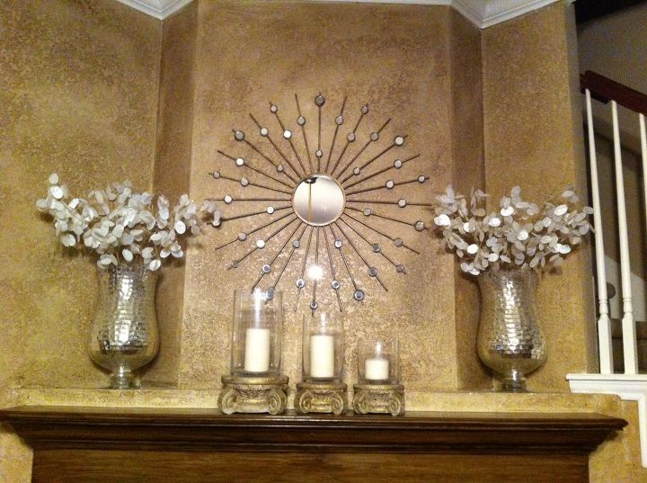 three ways to decorate your fireplace, home decor, Hollywood Glamour