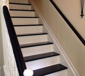 interior stairs makeover, Finished steps