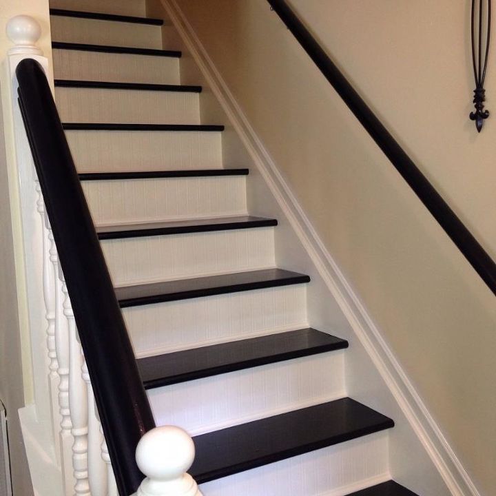 interior stairs makeover, stairs, Finished steps
