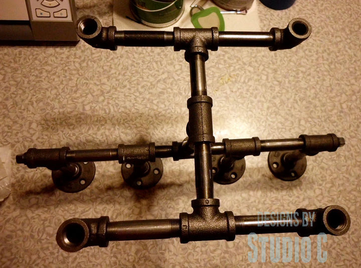 make an industrial chic candleholder, diy, repurposing upcycling, No additional tools required