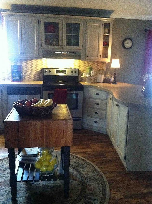 my redo of our manufactured home, home decor, kitchen design