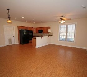 q how can i optimize this small space to make appear larger, home decor, kitchen design, living room ideas