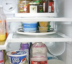 my organizing secret lazy susans, organizing, Lazy Susan in the fridge