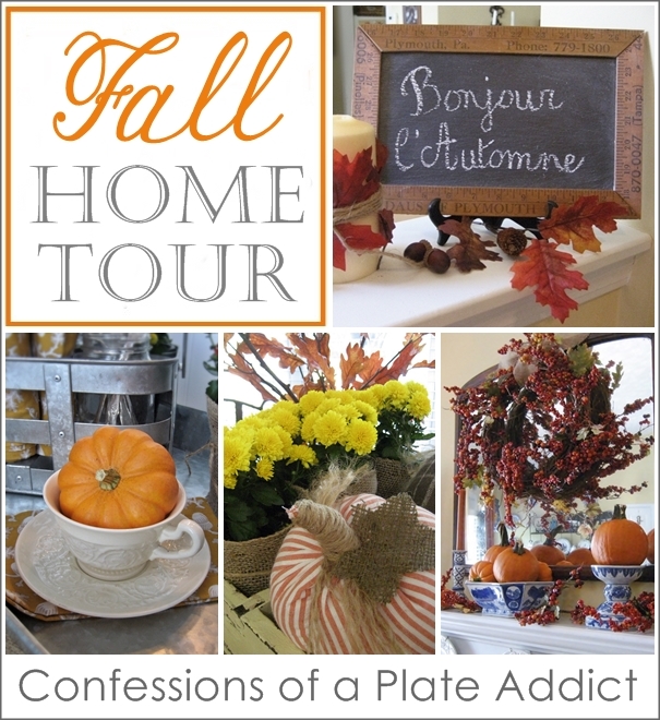 confessions of a plate addict s fall home tour, seasonal holiday d cor, Come on over for a virtual visit of my home Here s the link