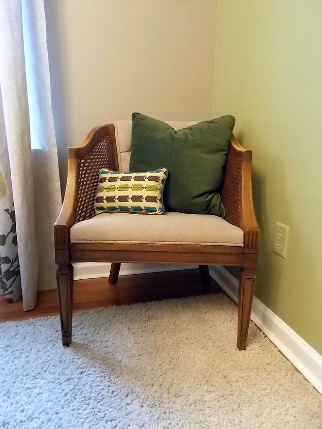 thrifted barrell chairs, painted furniture