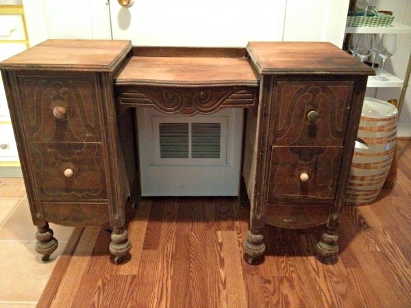 fix it or nix it antique vanity, diy, painted furniture, repurposing upcycling