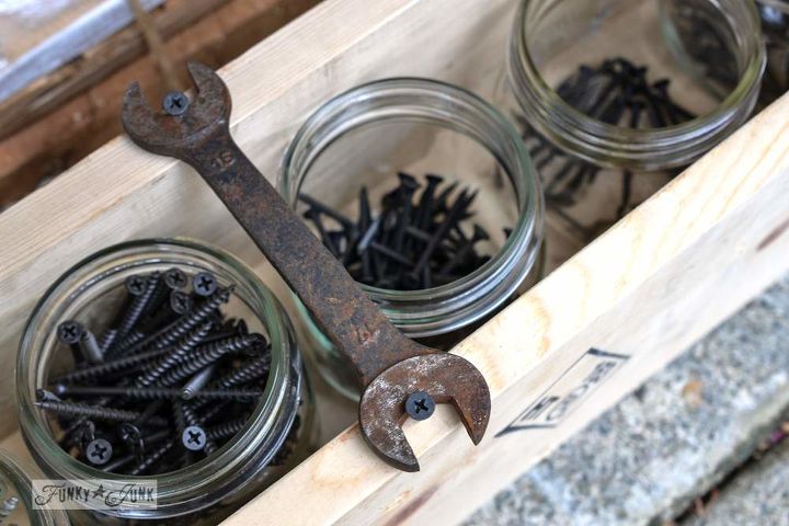 must have tools what are your favourites why chime in, diy, home maintenance repairs, tools, woodworking projects, Tool kits I made a special kit out of reclaimed wood for my most used screws I can see at a glance if I m getting low