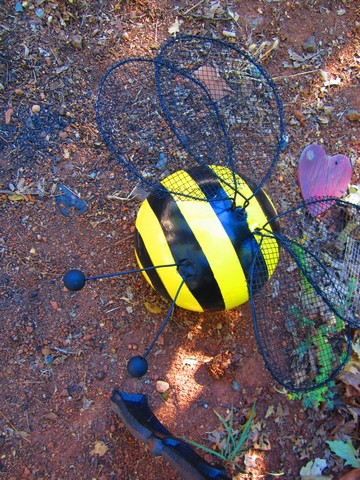 bowling balls to ladybugs, crafts, repurposing upcycling, or add wings and make it a Bee