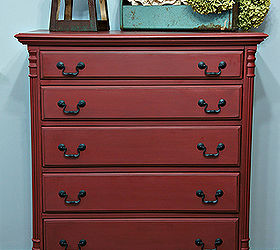 more color, chalk paint, painted furniture, ASCP Primer Red