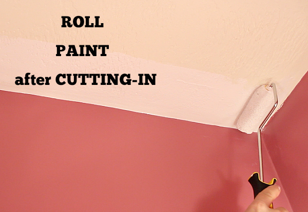 conquistar la pintura de las lneas rectas del techo sin cinta