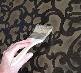 basic brush stenciling with royal stencil cr mes, paint colors, painting, wall decor, Visit our blog for all the steps