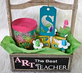 a gift for an art teacher, chalkboard paint, crafts