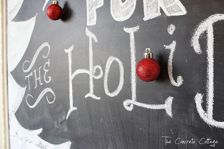 christmas tree chalkboard, seasonal holiday d cor