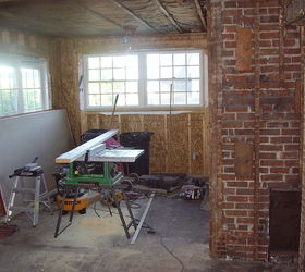 kitchen renovation, decks, home improvement, kitchen design, Leveled out the floor put in drywall